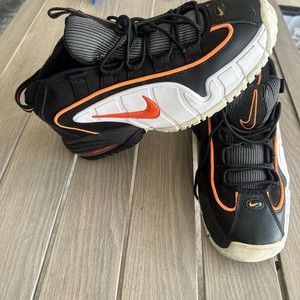 2018 Nike Air Max Penny 1 Black Total Orange Size 7Y 685153-002